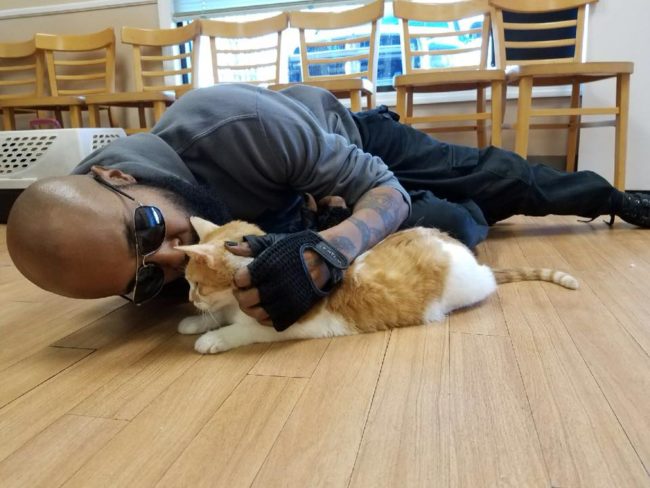 He's breaking stereotypes as a black man in the cat advocate community, and he hopes that other men and people of color will join him.