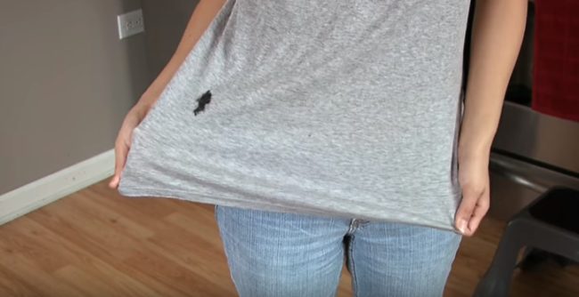 Get those pesky ink stains out of your favorite shirt by either scrubbing them with Soft Scrub or using acetone nail polish remover to wipe them off. Finish with a wipe of soap and water and you're good to go.