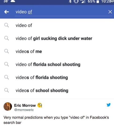 In a statement written to Mashable, a spokesperson for Facebook had this to say about the matter: "We&rsquo;re very sorry this happened. As soon as we became aware of these offensive predictions we removed them."