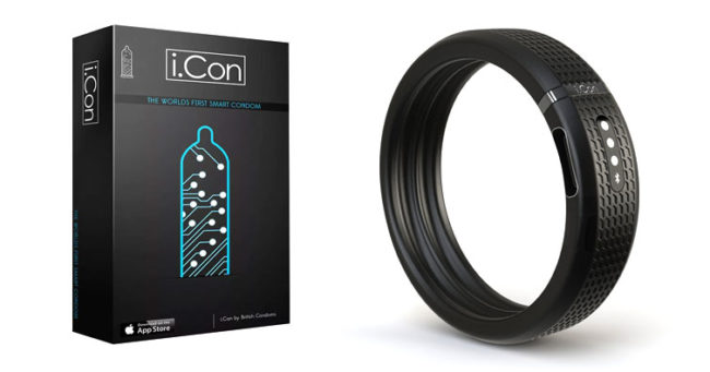 The i.Con is said to track a number of things during sexual intercourse, including the number of calories burned, the speed of the man’s thrust, and the duration of the session. British Condoms even claims it can detect STD's.