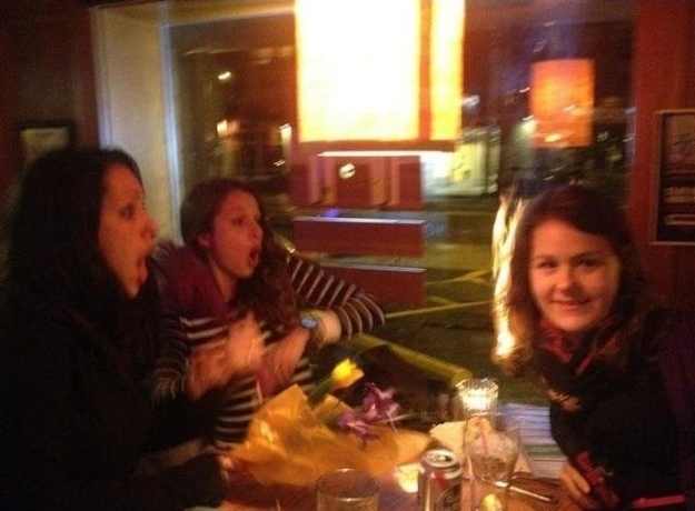 20. Taken before realizing that she was on FIRE that night... literally