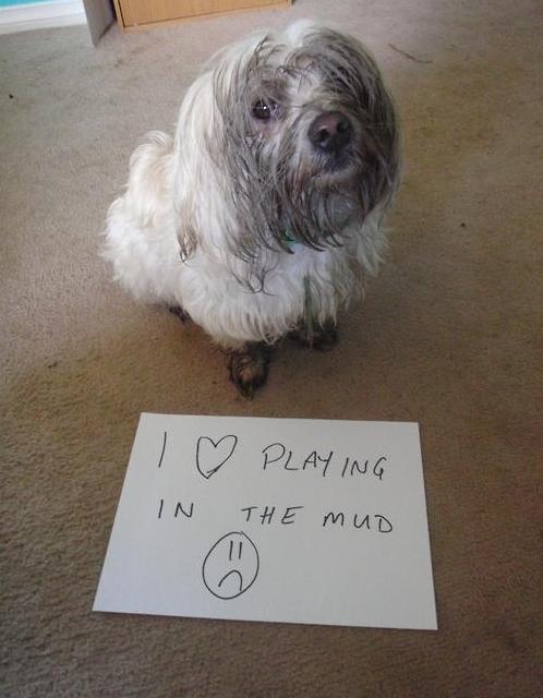 1. I love playing where I make the biggest mess.