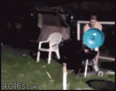 That's one way to grill.