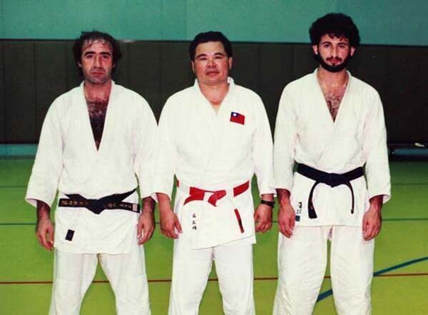 15.) Osama Bin Laden and his judo classmates.