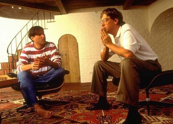 25.) Steve Jobs and Bill Gates.
