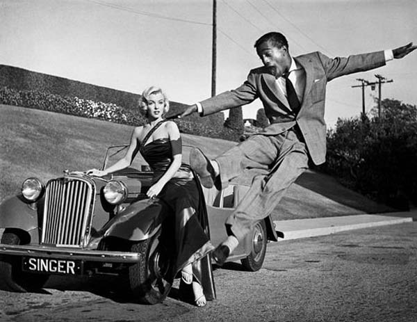 27.) Marilyn Monroe and Sammy Davis, Jr.