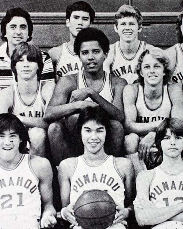43.) Barack Obama as a teenager.