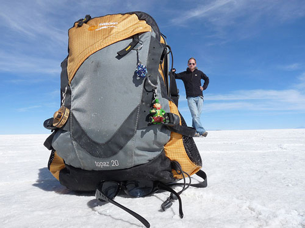 10.) He may have overpacked.