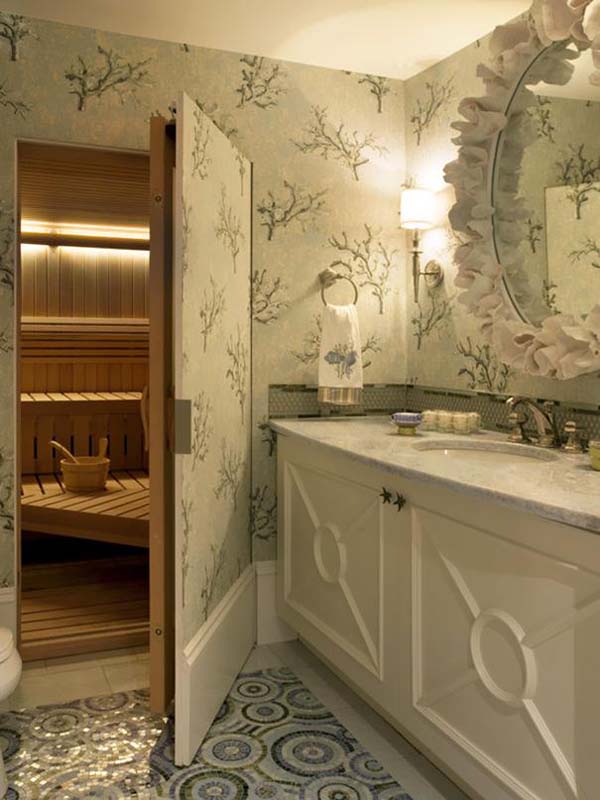 8.) Only the cool kids get to use the secret sauna.