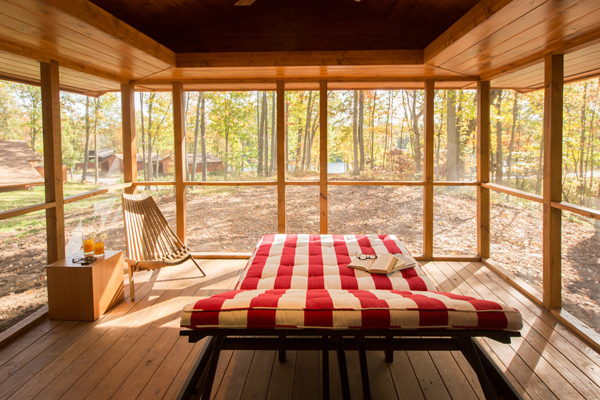 The ESCAPE cabin was originally conceived as a high quality cabin, NOT an RV.